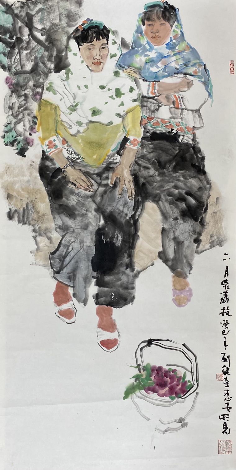 《惠安姐妹》138X68cm