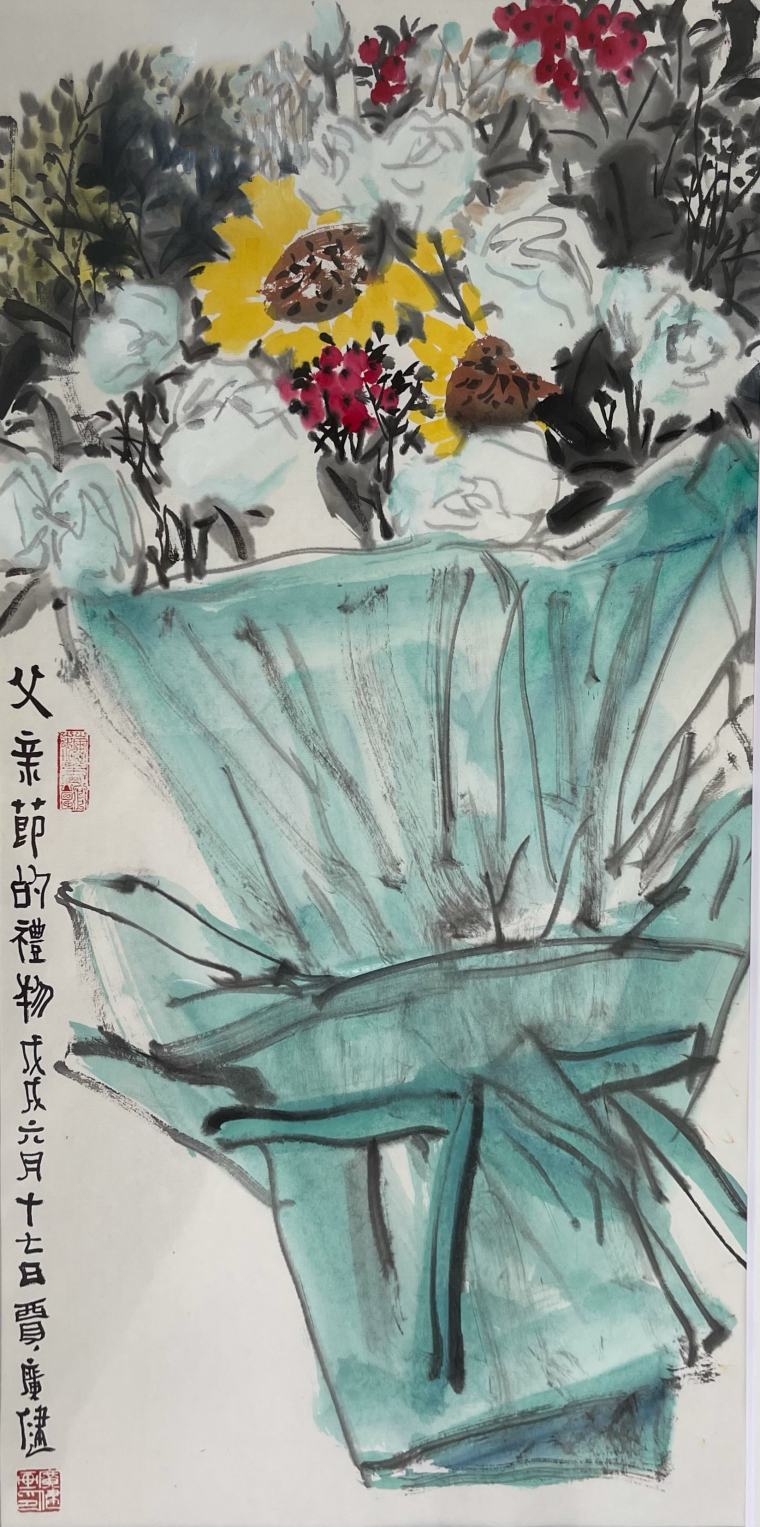 《花鸟系列3》68X35cm