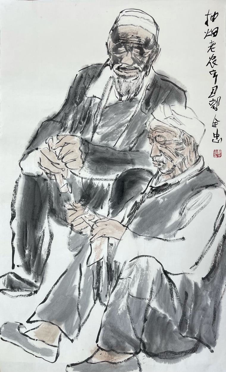 《乡恋系列》97X60cm-2