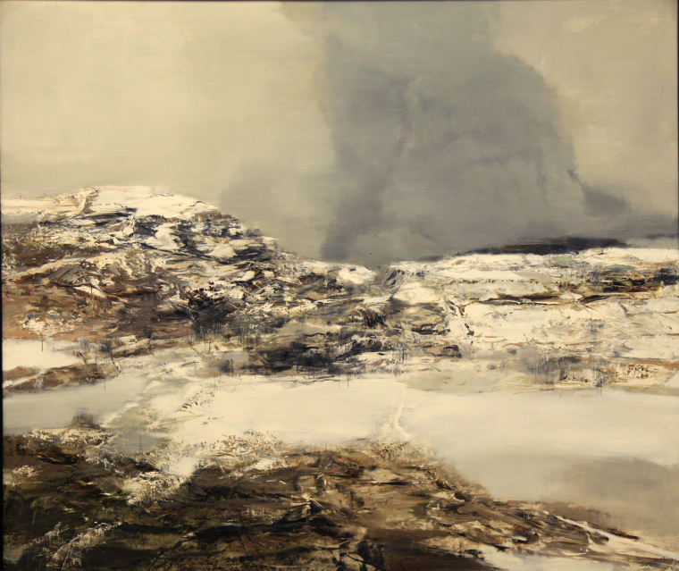 白羽平-《寒云》 120×140cm 2013年 布面油画