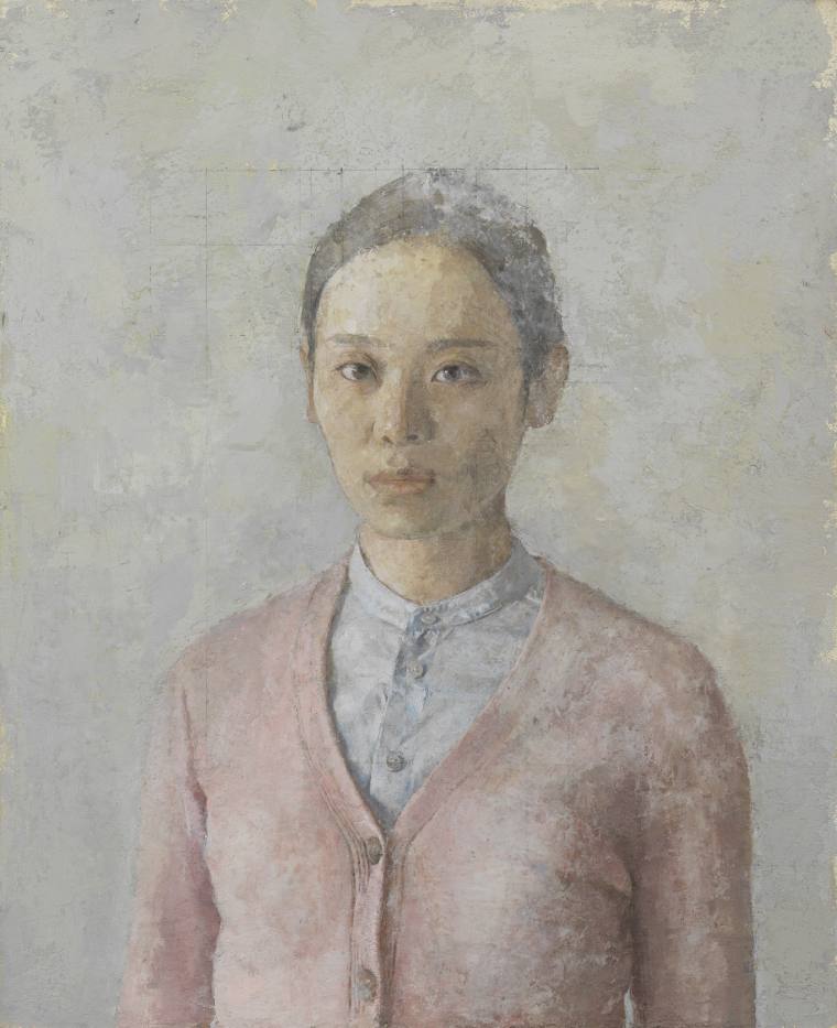 孙逊 《W女士肖像》 80x65cm 布面油画 2020年